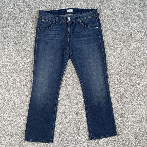 Hudson Jeans Women's Dark Blue Cropped Denim - Picture 2 of 12